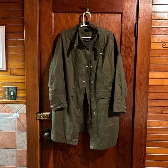 Zara Jackets & Blazers - Zara army green coat